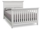 Serta Bianca White (130) Fairmount 4-in-1 Crib, Side View with Full Size Platform Bed Kit (for 4-in-1 Cribs) 700850 a7a 7-Fairmount 4-in-1 Crib