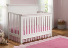 Serta Bianca 130 Fairmount 4-in-1 Crib, Side View with Crib Conversion, Hangtag View a2a 1-Fairmount 4-in-1 Crib