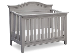 Serta Grey (026) Bethpage 4-in-1 Crib, Side View with Crib Conversion a4a 4