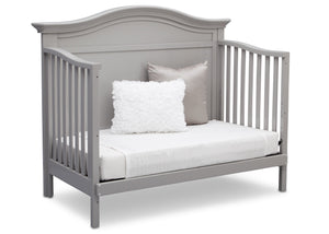 Serta Grey (026) Bethpage 4-in-1 Crib, Side View with Day Bed Conversion a6a 7