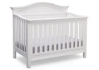 Serta Bianca White (130) Bethpage 4-in-1 Crib, Side View with Crib Conversion b4b 10-Bethpage 4-in-1 Crib