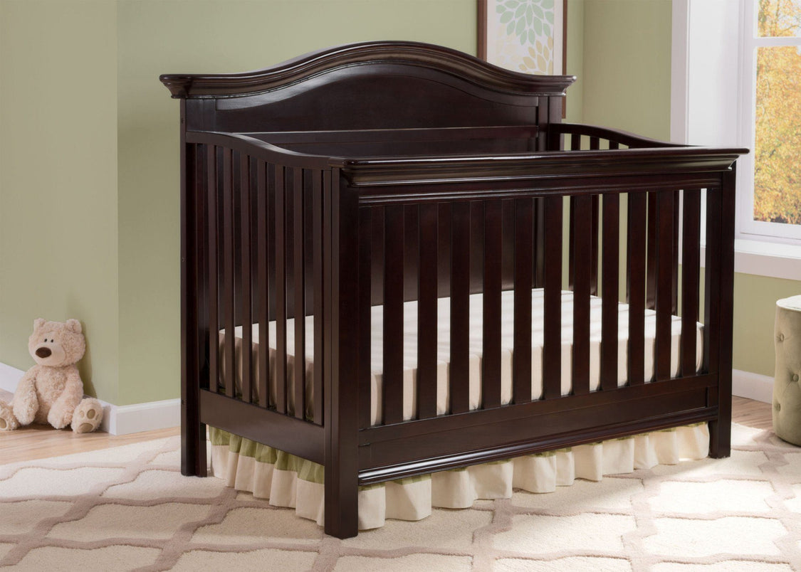 Serta Dark Chocolate  207 Bethpage 4-in-1 Crib, Hangtag View c2c