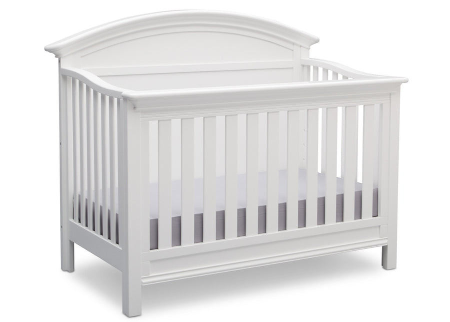 Serta Bianca (130) Adelaide 4-in-1 Crib, Side View with Toddler Bed Conversion b4b 7-Adelaide 4-in-1 Crib