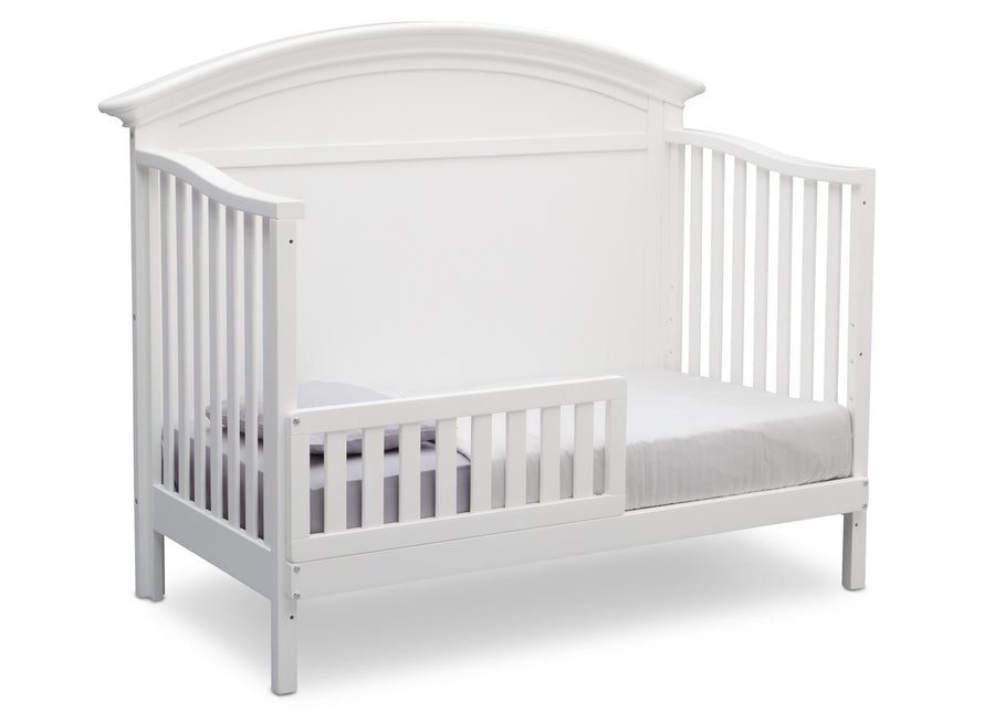 Serta Bianca (130) Adelaide 4-in-1 Crib, Side View with Toddler Bed Conversion b5b 9-Adelaide 4-in-1 Crib
