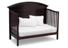 Serta Dark Chocolate (207) Adelaide 4-in-1 Crib, Side View with Day Bed Conversion c6c 16-Adelaide 4-in-1 Crib