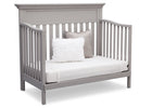 Serta Grey (026) Fernwood 4-in-1 Crib, Side View with Day Bed Conversion b6b 10-Fernwood 4-in-1 Crib