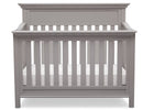 Serta Grey (026) Fernwood 4-in-1 Crib, Front View with Crib Conversion b3b 8-Fernwood 4-in-1 Crib