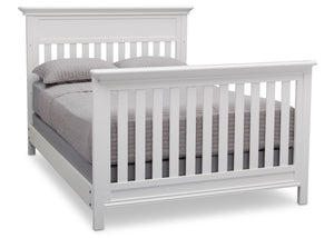 Serta Bianca (130) Fernwood 4-in-1 Crib, Side View with Full Size Platform Bed Kit (for 4-in-1 Cribs) 700850 a7a 12