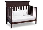 Serta Dark Chocolate (207) Fernwood 4-in-1 Crib, Side View with Day Bed Conversion c6c 16-Fernwood 4-in-1 Crib