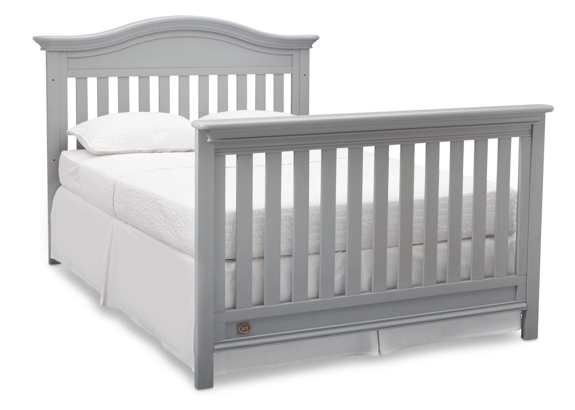 Serta Grey (026) Banbury 4-in-1 Convertible Crib, Full Bed View a5a