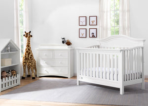Serta Bianca (130) Banbury 4-in-1 Convertible Crib, Room View b1b 1