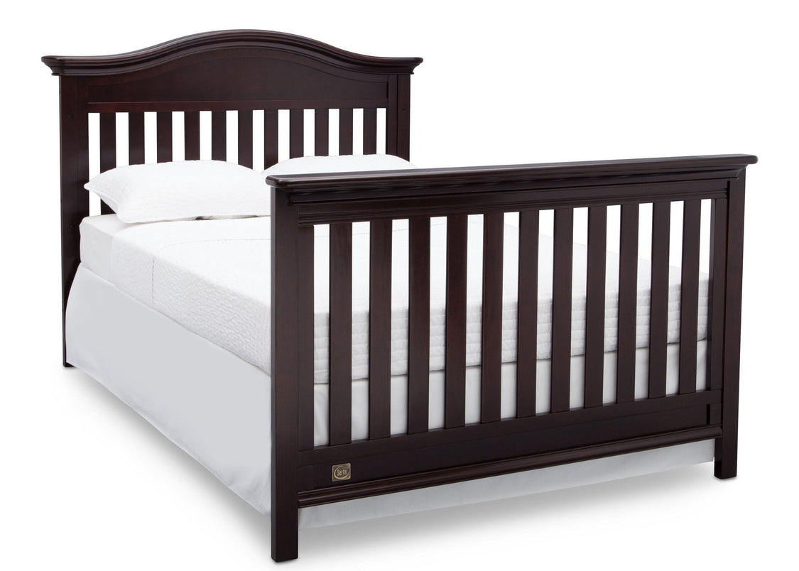 Serta Dark Chocolate (207) Banbury 4-in-1 Convertible Crib, Full Bed View c5c