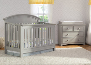 Serta Grey (026) Aberdeen 4-in-1 Crib, Crib Conversion in Setting 2 a1a 4