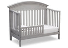 Serta Grey (026) Aberdeen 4-in-1 Crib, Side View with Toddler Bed Conversion a5a 6-Aberdeen 4-in-1 Crib