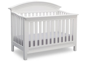 Serta Bianca (130) Aberdeen 4-in-1 Crib, Side View with Crib Conversion b4b 1