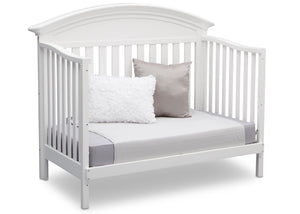 Serta Bianca (130) Aberdeen 4-in-1 Crib, Side View with Toddler Bed Conversion b6b 13