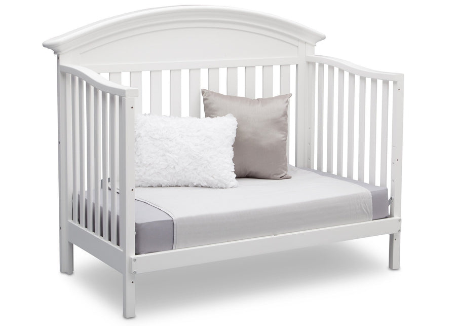 Serta Bianca (130) Aberdeen 4-in-1 Crib, Side View with Toddler Bed Conversion b6b 12-Aberdeen 4-in-1 Crib