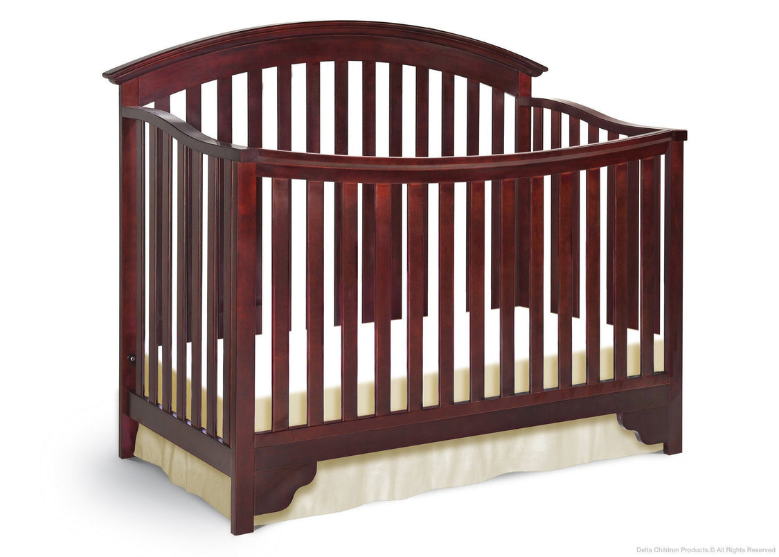 Delta Children Black Cherry Espresso (607) Sonoma 4-in-1 Crib, Crib Conversion