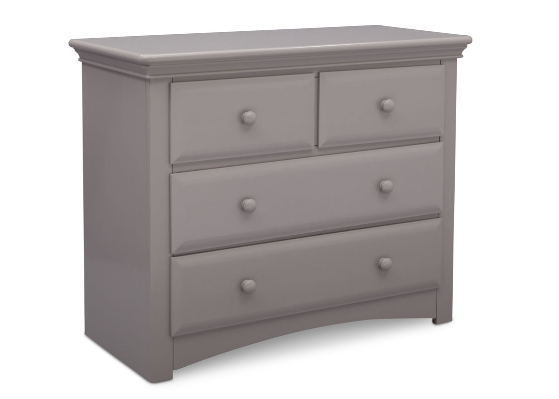Serta Grey (026) Park Ridge 4 Drawer Dresser (702640), Right Angle, a3a