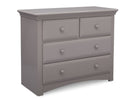 Serta Grey (026) Park Ridge 4 Drawer Dresser (702640), Right Angle, a3a 2-Park Ridge 4 Drawer Dresser