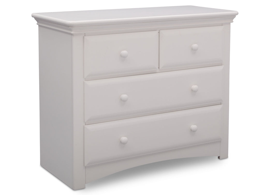 Serta Bianca (130) Park Ridge 4 Drawer Dresser (702640), Right Angle, b3b