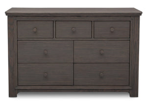 Serta Rustic Grey (084) Langley 7 Drawer Dresser, Front View a1a 0
