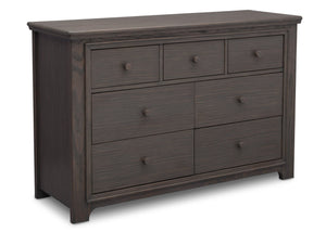 Serta Rustic Grey (084) Langley 7 Drawer Dresser, Right View a2a 12-Langley 7 Drawer Dresser