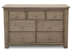Serta Rustic Driftwood (112) Langley 7 Drawer Dresser, Front View b1b 1-Langley 7 Drawer Dresser