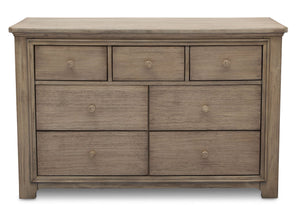 Serta Rustic Driftwood (112) Langley 7 Drawer Dresser, Front View b1b 17