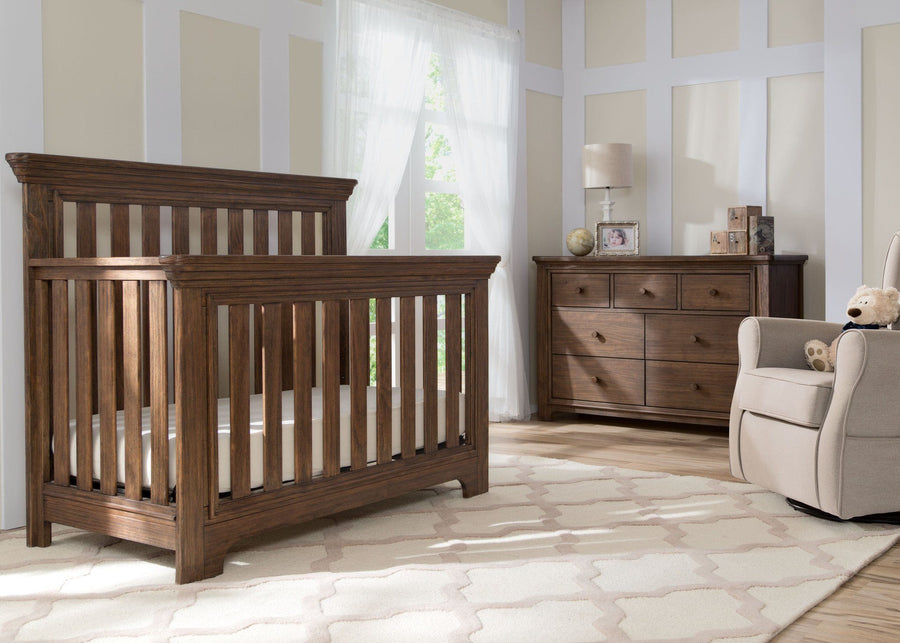 Serta Rustic Oak (229) Langley 4-in-1 Crib Room View c2c 15-Langley 4-in-1 Crib