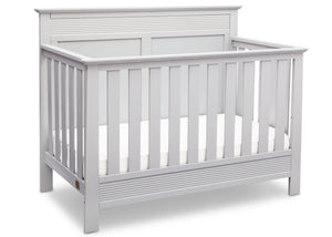 Serta Bianca White (130) Fall River 4-in-1 Convertible Crib, Right Crib View b2b 9