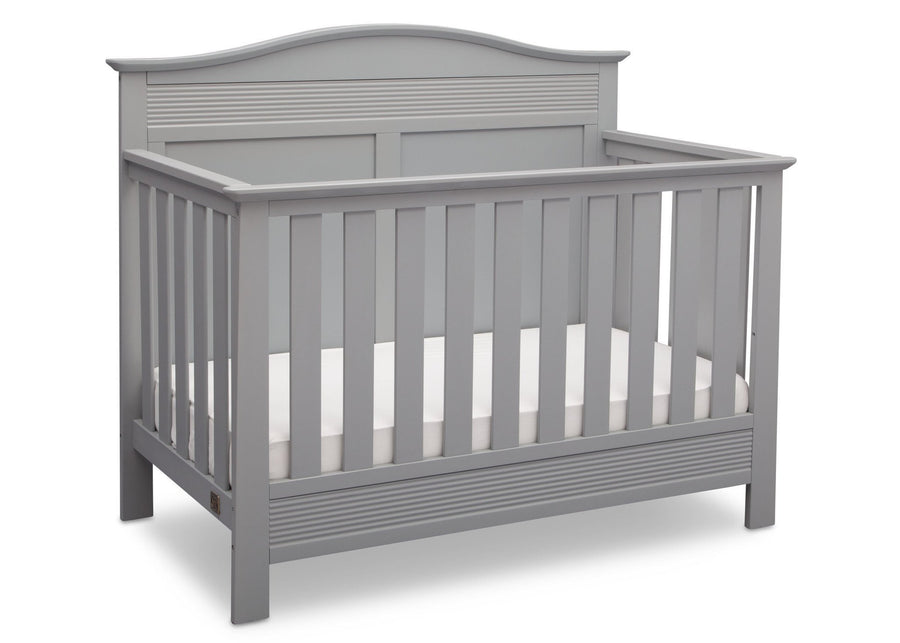 Serta Grey (026) Barrett 4-in-1 Convertible Crib, Right Crib View a2a 2-Barrett 4-in-1 Convertible Crib