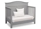 Serta Grey (026) Barrett 4-in-1 Convertible Crib, Right Daybed View a4a 4-Barrett 4-in-1 Convertible Crib