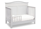 Serta Bianca White (130) Barrett 4-in-1 Convertible Crib, Right Toddler Bed View b3b 9-Barrett 4-in-1 Convertible Crib