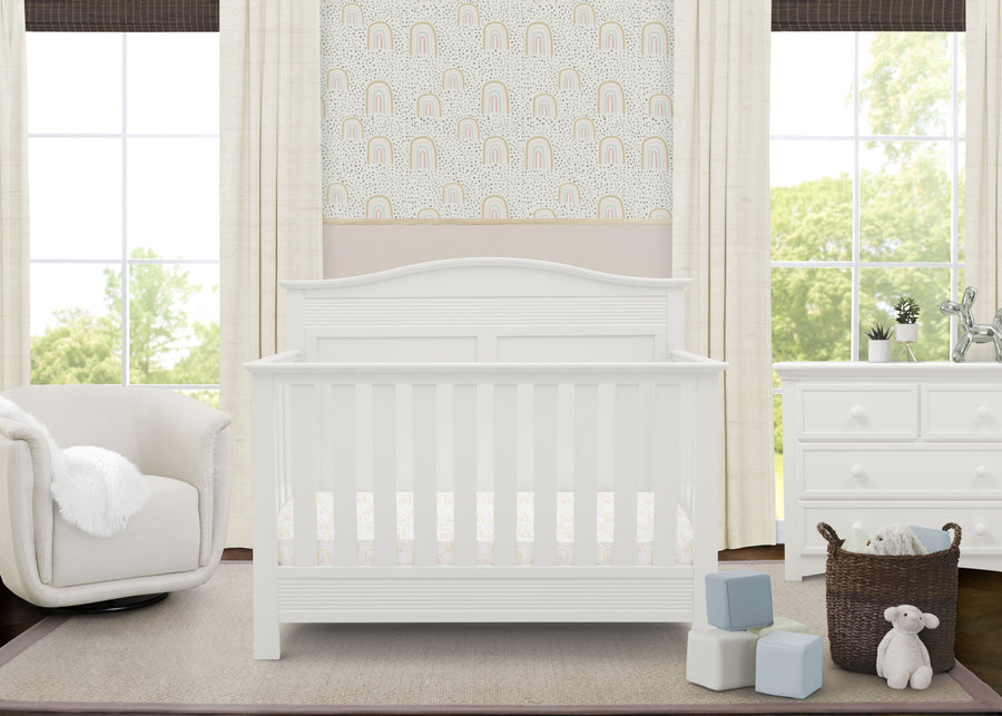 Bianca White (130) 7-Barrett 4-in-1 Convertible Crib