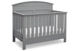 Serta Grey (026) Ashland 4-in-1 Convertible Crib, Right Crib View a2a 2-Ashland 4-in-1 Convertible Crib
