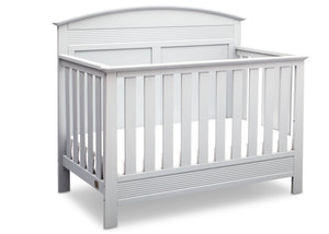 Serta Bianca White (130) Ashland 4-in-1 Convertible Crib, Right Crib View b2b 10