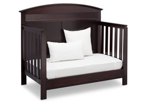 Serta Dark Chocolate (207) Ashland 4-in-1 Convertible Crib, Right Day Bed View c4c 18