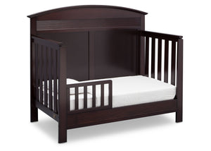 Serta Dark Chocolate (207) Ashland 4-in-1 Convertible Crib, Right Toddler Bed View c3c 17