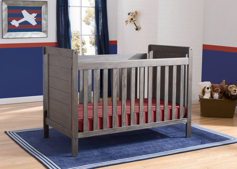 Delta Children Rustic Grey (084) Cali 4-in-1 Crib, hangtag, a1a 1-Cali 4-in-1 Crib