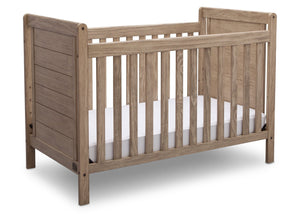 Delta Children Rustic Driftwood (112), Cali 4-in-1 Crib, angled view, b3b 11