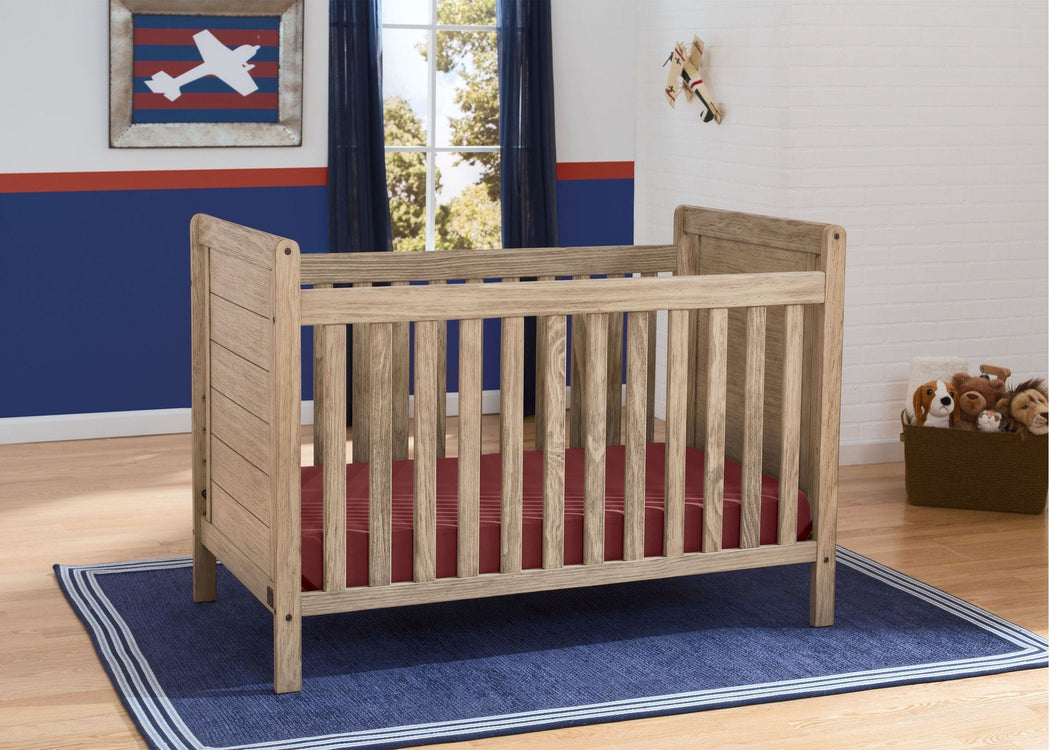 Delta Children Rustic Driftwood (112), Cali 4-in-1 Crib, hangtag, b1b