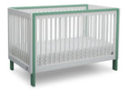 Serta Fremont 3-in-1 Convertible Crib Bianca with Aqua (134) Angle a2a 2-Fremont 3-in-1 Convertible Crib
