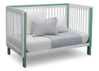 Serta Fremont 3-in-1 Convertible Crib Bianca with Aqua (134) Daybed a5a 5-Fremont 3-in-1 Convertible Crib