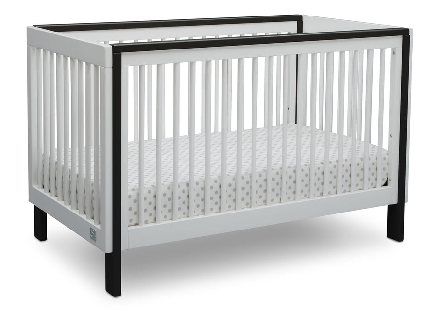  Bianca White with Ebony (149) 7-Fremont 3-in-1 Convertible Crib