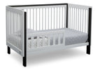 Serta Fremont 3-in-1 Convertible Crib Bianca White with Ebony (149) Toddler Bed b4b 9-Fremont 3-in-1 Convertible Crib