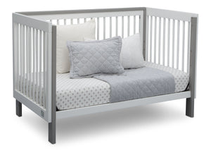 Serta Fremont 3-in-1 Convertible Crib Bianca White with Grey (166) Daybed c5c 35
