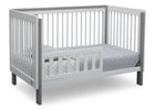 Serta Fremont 3-in-1 Convertible Crib Bianca White with Grey (166) Toddler Bed c4c 14-Fremont 3-in-1 Convertible Crib