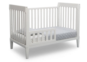 Serta Mid-Century Modern Classic 5-in-1 Convertible Crib Bianca (130) Toddler Bed b4b 13