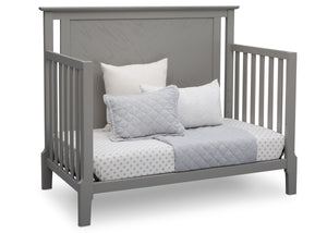 Serta Mid-Century Modern Lifestyle 4-in-1 Crib Grey (026) Daybed a5a 5